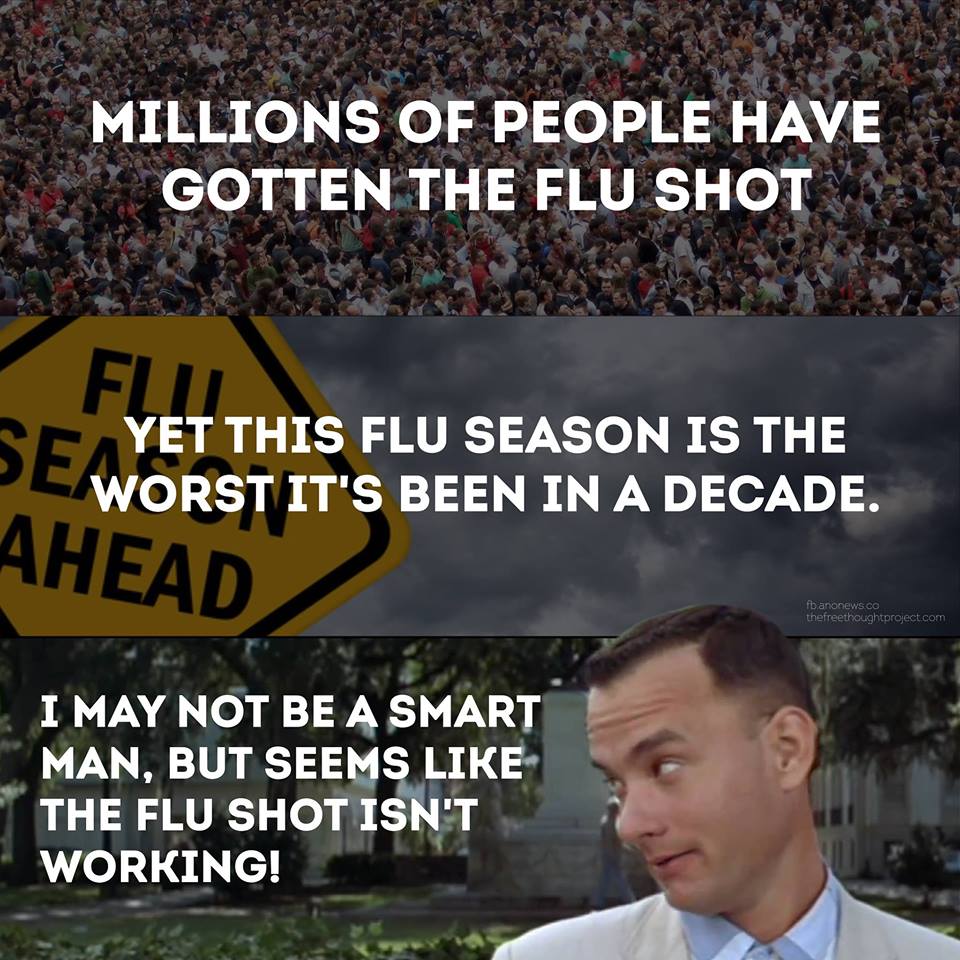 flu vaccination meme flu shot anti-vaxxers 